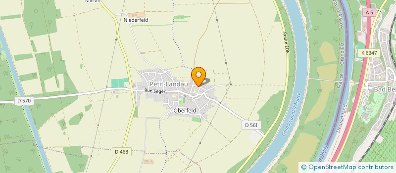 localisation de l'entreprise MADAME CHRISTIANE WENZINGER  PETIT-LANDAU