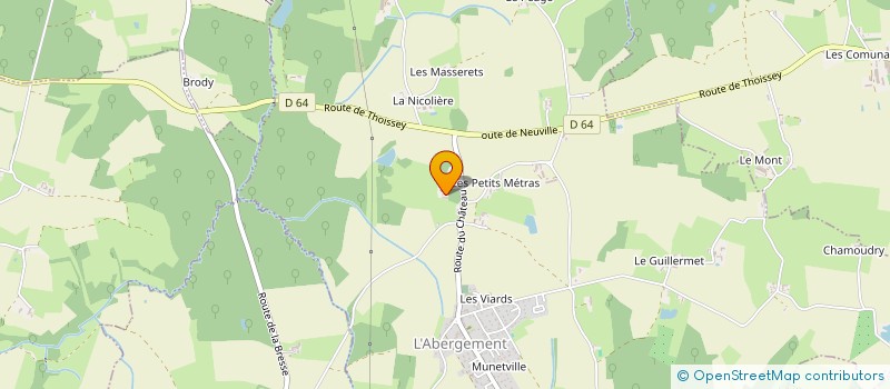 localisation de l'entreprise MADAME CHRISTIANE WILLIG à L'ABERGEMENT-CLEMENCIAT