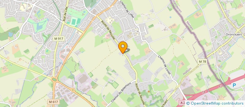 localisation de l'entreprise MADAME CHRISTIANE WINCKELS  HALLUIN