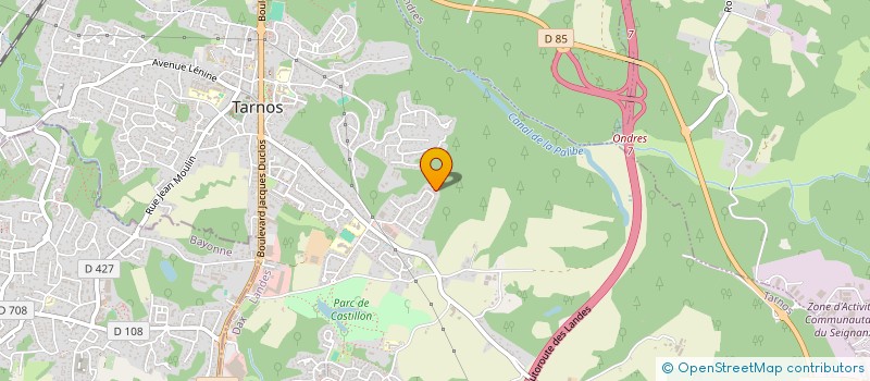 localisation de l'entreprise MADAME CHRISTIANE WURFEL  TARNOS