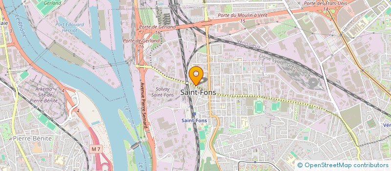 localisation de l'entreprise MADAME CHRISTIANNE BLIND  SAINT-FONS