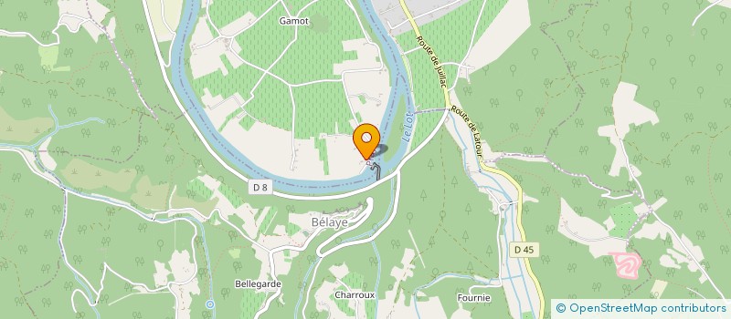 localisation de l'entreprise MADAME CHRISTIANNE BROUSSE  PRAYSSAC