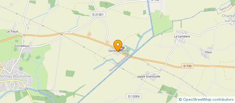 localisation de l'entreprise MADAME CHRISTIANNE GIROUIN  TONNAY-BOUTONNE