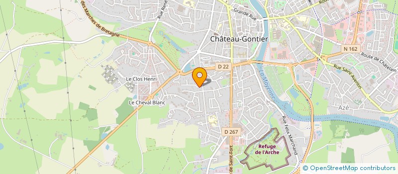 localisation de l'entreprise MADAME CHRISTIANNE KIENER à CHATEAU-GONTIER-SUR-MAYENNE