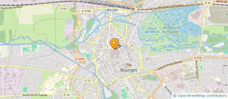 localisation de l'entreprise MADAME CHRISTIANNE MAYET  BOURGES