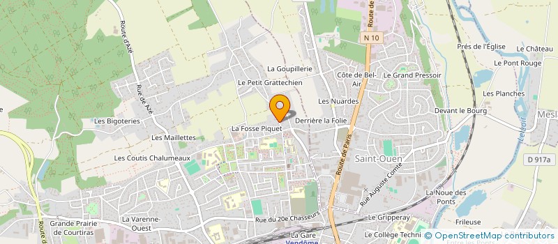 localisation de l'entreprise MADAME CHRISTIANNE VALY  VENDOME