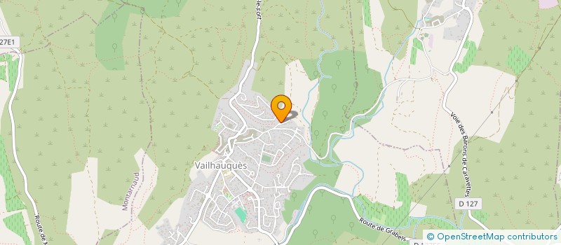 localisation de l'entreprise MADAME CHRISTIE AUSSENAC  VAILHAUQUES