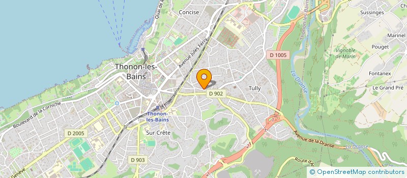 localisation de l'entreprise MADAME CHRISTIE FROGERAIS à THONON-LES-BAINS
