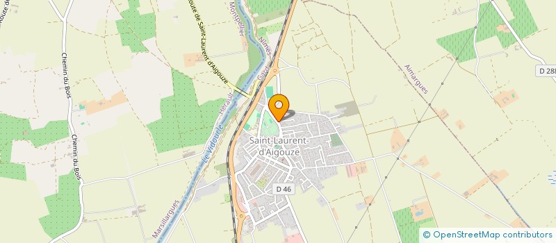 localisation de l'entreprise MADAME CHRISTIE MARTINEZ  SAINT-LAURENT-D'AIGOUZE