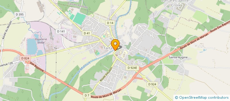 localisation de l'entreprise MADAME CHRISTIE POSTIC  TARTAS