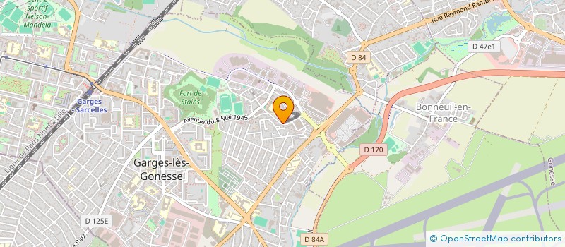 localisation de l'entreprise MADAME CHRISTILDA MILROY BAMBEX  GARGES-LES-GONESSE