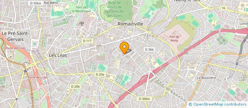 localisation de l'entreprise MADAME CHRISTILLA LOSTIS  ROMAINVILLE