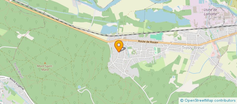 localisation de l'entreprise MADAME CHRISTIN MIKOLAJEK  TROSLY-BREUIL