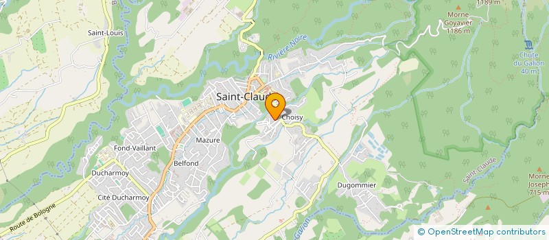 localisation de l'entreprise MADAME CHRISTINA ALCINDOR à SAINT-CLAUDE