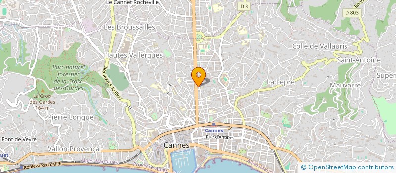 localisation de l'entreprise MADAME CHRISTINA ASSALONE  CANNES