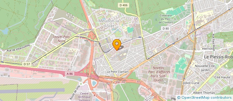 localisation de l'entreprise MADAME CHRISTINA BAUDUIN à CLAMART