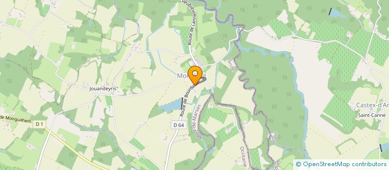 localisation de l'entreprise MADAME CHRISTINA BRANCO  MONTEGUT