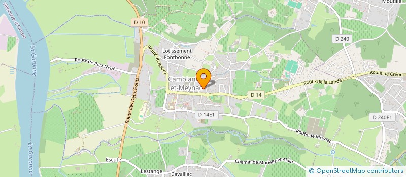 localisation de l'entreprise MADAME CHRISTINA CHRISTENSEN  CAMBLANES-ET-MEYNAC