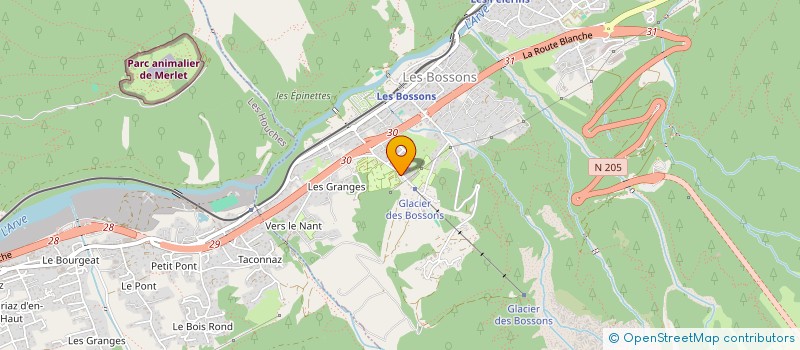 localisation de l'entreprise MADAME CHRISTINA DATTILO  CHAMONIX-MONT-BLANC