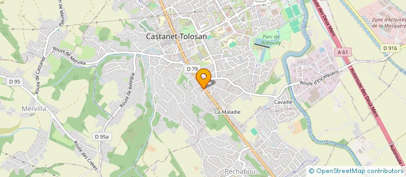 localisation de l'entreprise MADAME CHRISTINA DORVILLE à CASTANET-TOLOSAN