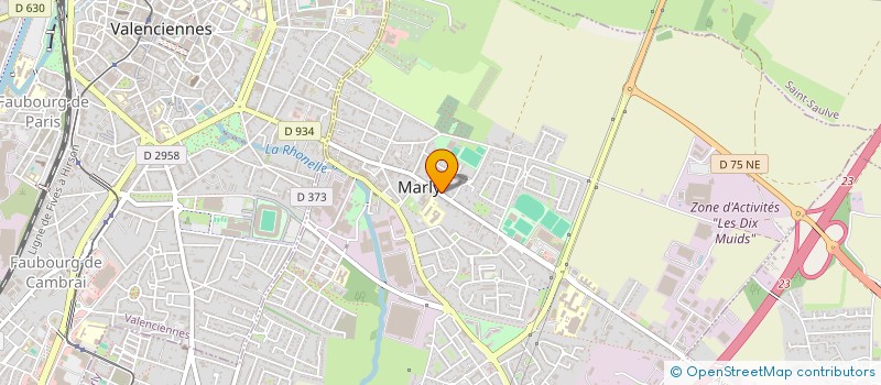 localisation de l'entreprise MADAME CHRISTINA DOYEN  MARLY