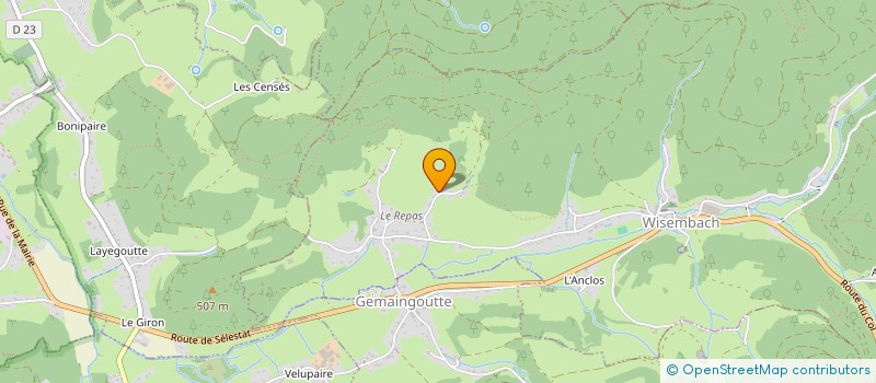 localisation de l'entreprise MADAME CHRISTINA DUMOULIN  WISEMBACH