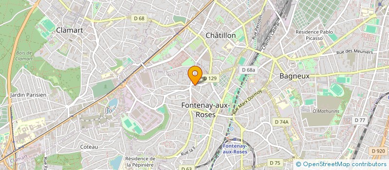 localisation de l'entreprise MADAME CHRISTINA EL KHAWLY à FONTENAY-AUX-ROSES