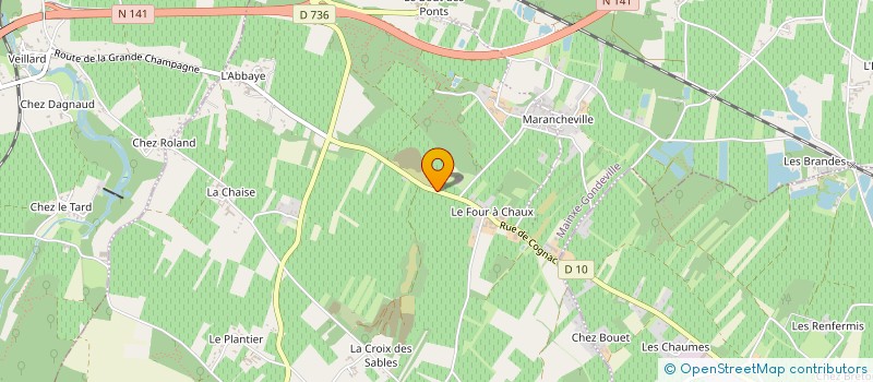 localisation de l'entreprise MADAME CHRISTINA EVANS à COGNAC