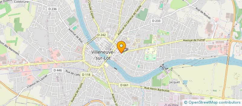 localisation de l'entreprise MADAME CHRISTINA FIORENTINO  VILLENEUVE-SUR-LOT