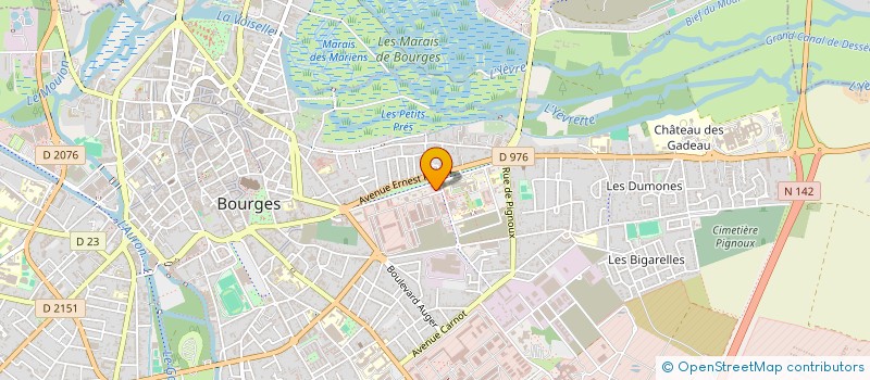 localisation de l'entreprise MADAME CHRISTINA FONTAINE-LEYET  BOURGES