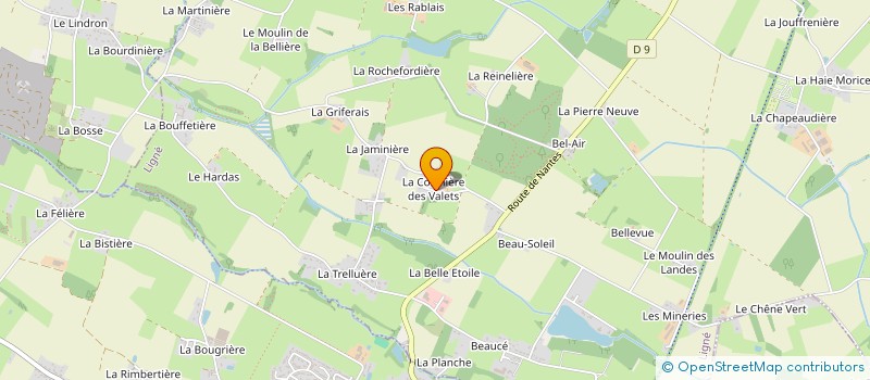 localisation de l'entreprise MADAME CHRISTINA FOUCHE à LIGNE