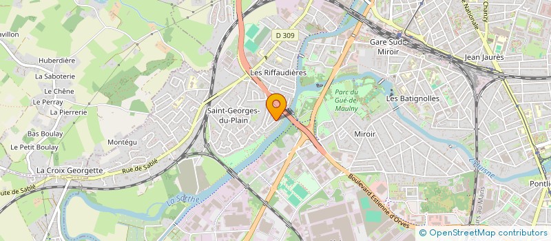 localisation de l'entreprise MADAME CHRISTINA GARRY  LE MANS