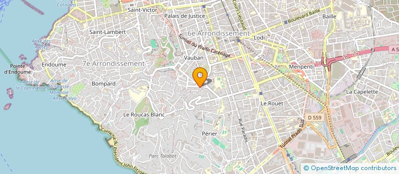 localisation de l'entreprise MADAME CHRISTINA GIGLIOTTI à MARSEILLE