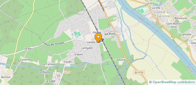 localisation de l'entreprise MADAME CHRISTINA HAGERFORS  CERONS