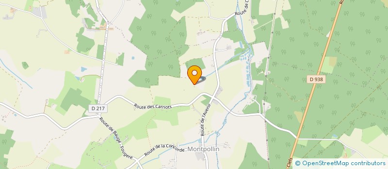 localisation de l'entreprise MADAME CHRISTINA HAINAULT  BAUGE-EN-ANJOU