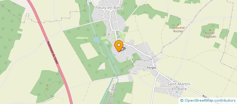 localisation de l'entreprise MADAME CHRISTINA HINDSON  FLEURY-EN-BIERE