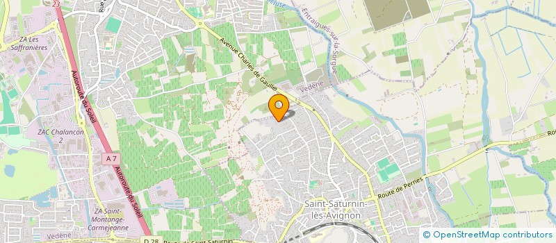 localisation de l'entreprise MADAME CHRISTINA HOPKING  SAINT-SATURNIN-LES-AVIGNON