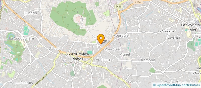 localisation de l'entreprise MADAME CHRISTINA JELIC à SIX-FOURS-LES-PLAGES