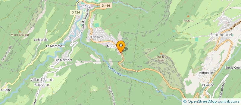 localisation de l'entreprise MADAME CHRISTINA KULLMANN  VILLARD-SAINT-SAUVEUR