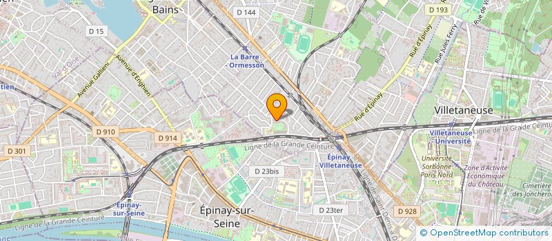 localisation de l'entreprise MADAME CHRISTINA LEBRUN  DEUIL-LA-BARRE