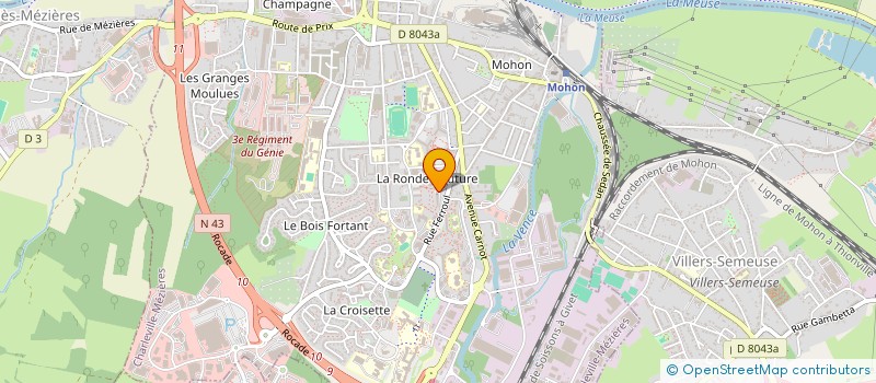 localisation de l'entreprise MADAME CHRISTINA LECLEF  CHARLEVILLE-MEZIERES