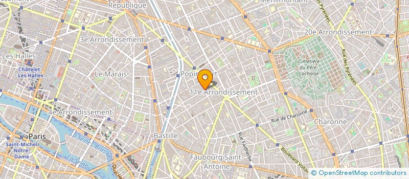 localisation de l'entreprise MADAME CHRISTINA MARTINI  PARIS