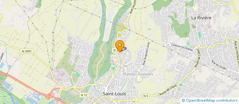 localisation de l'entreprise MADAME CHRISTINA MORISCOT  SAINT-LOUIS