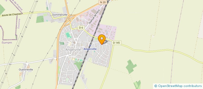 localisation de l'entreprise MADAME CHRISTINA NUNES  ANGERVILLE