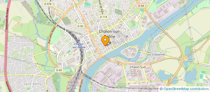 localisation de l'entreprise MADAME CHRISTINA OLIVEIRA à CHALON-SUR-SAONE