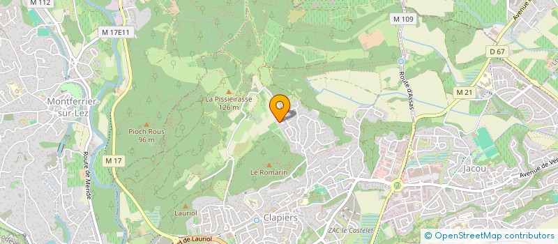 localisation de l'entreprise MADAME CHRISTINA ONG  CLAPIERS