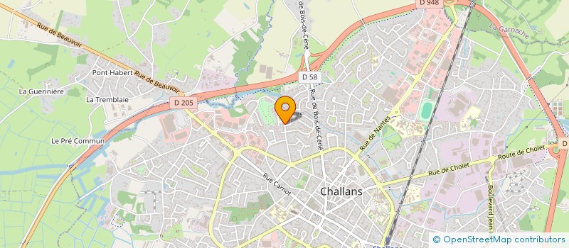 localisation de l'entreprise MADAME CHRISTINA PEREIRA à CHALLANS