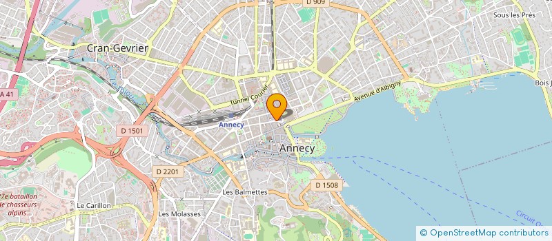 localisation de l'entreprise MADAME CHRISTINA PERNICE à ANNECY