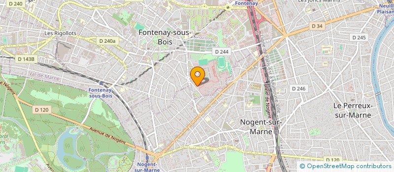 localisation de l'entreprise MADAME CHRISTINA POCHOT à FONTENAY-SOUS-BOIS