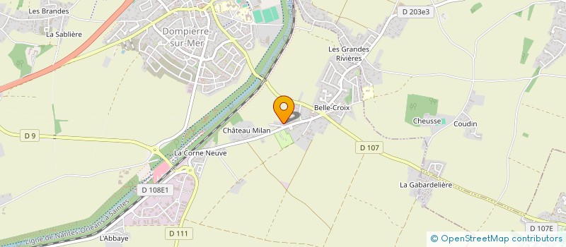 localisation de l'entreprise MADAME CHRISTINA RIBEIRO  DOMPIERRE-SUR-MER